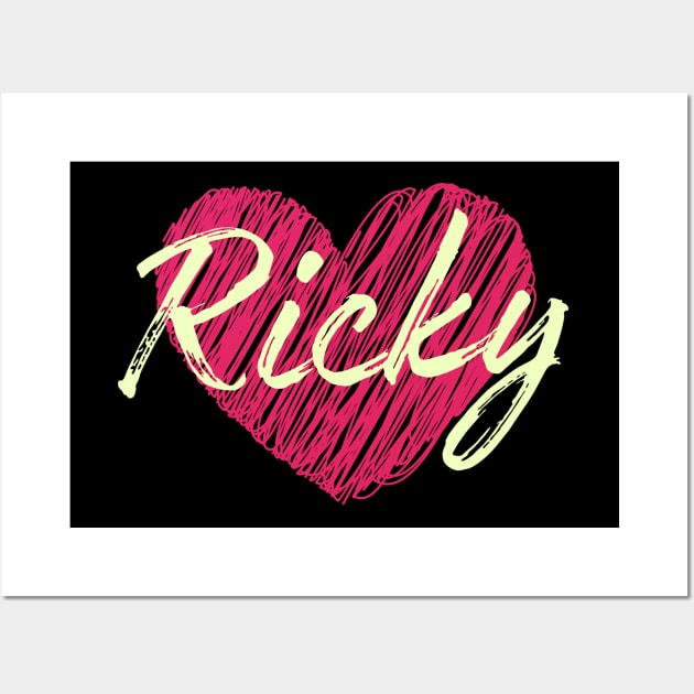 Ricky Heart ZEROBASEONE Wall Art by wennstore